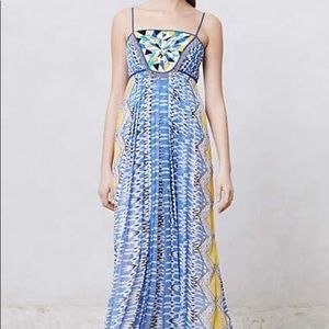 Anthropologie/Ranna Gill Sunburst maxi dress